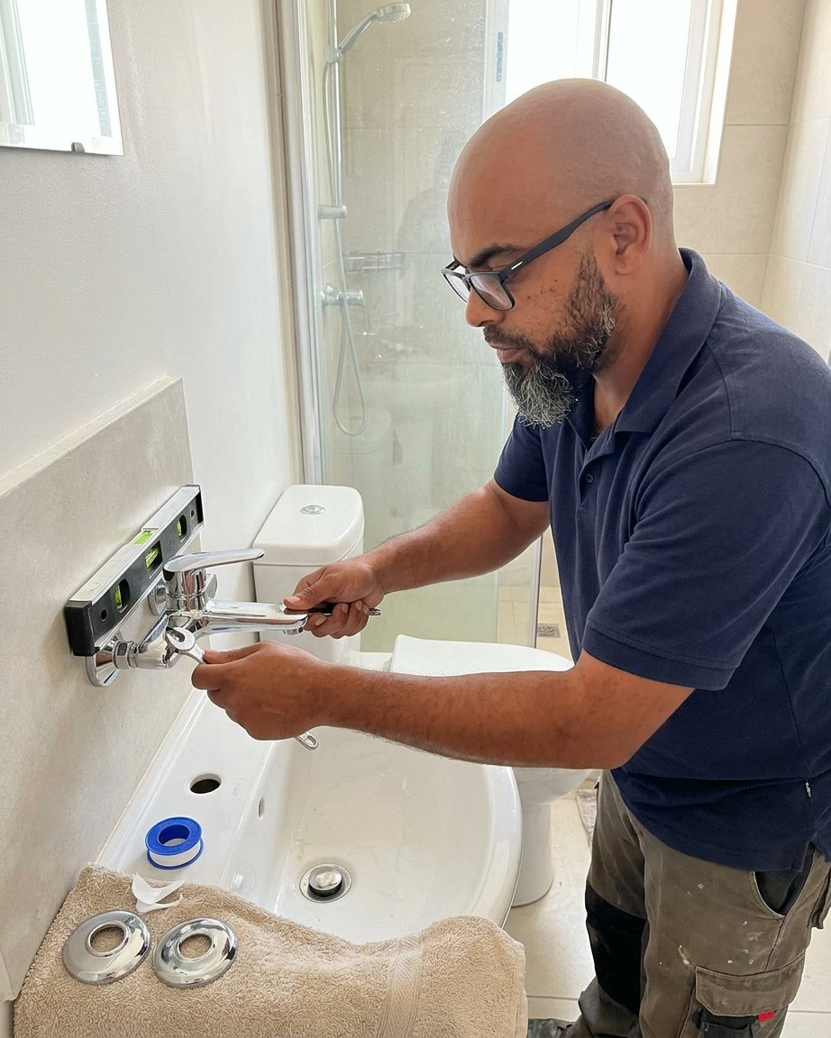 Banyo duvar bataryası montajı
