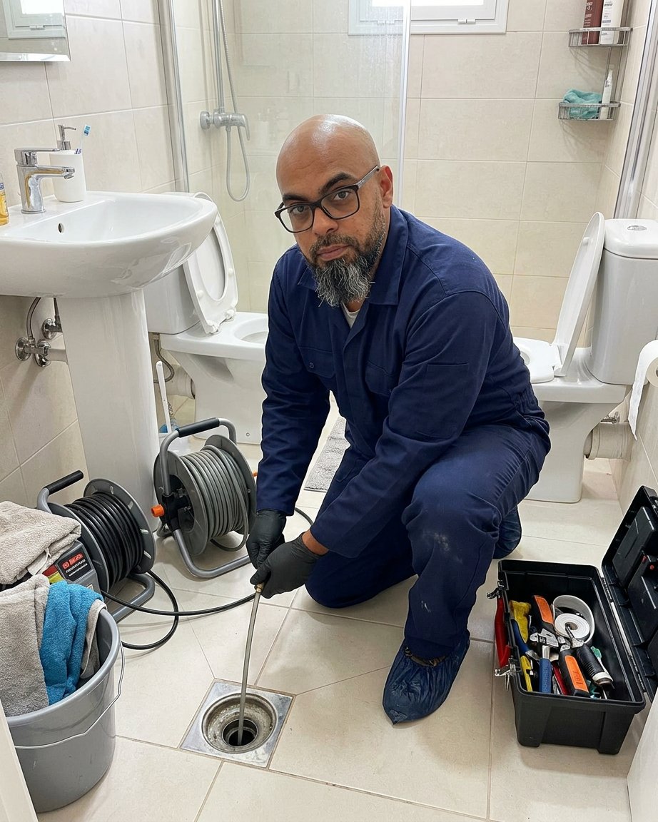Banyo gideri temizliği