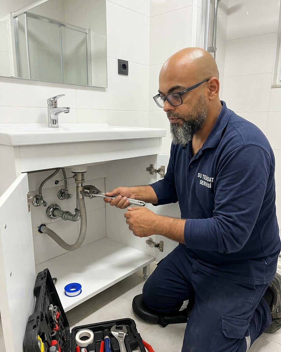 Lavabo altı bağlantı onarımı