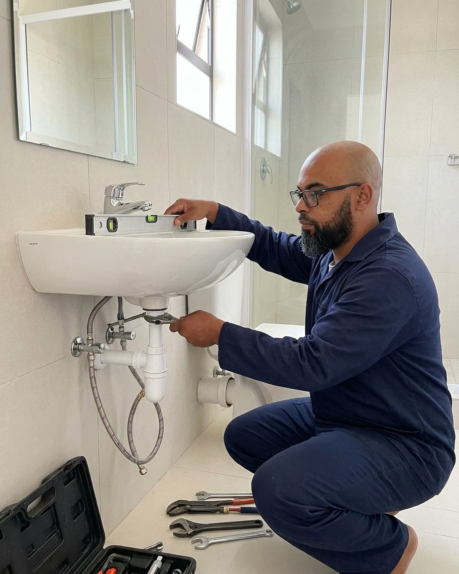 Lavabo duvar sabitlemesi
